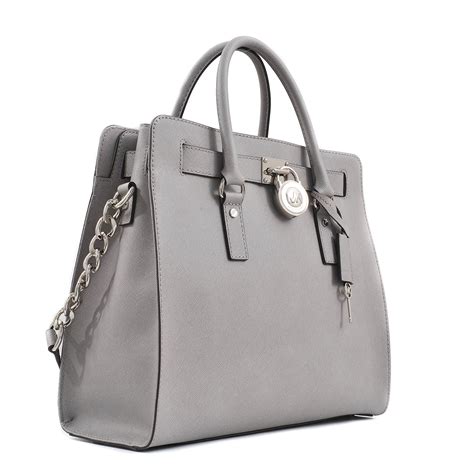 hamilton bag michael kors gray|Michael Kors Hamilton bag outlet.